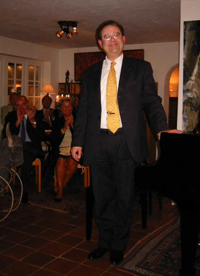 Daniel Blumenthal at the inauguration.  Photo by  Icons of Europe.