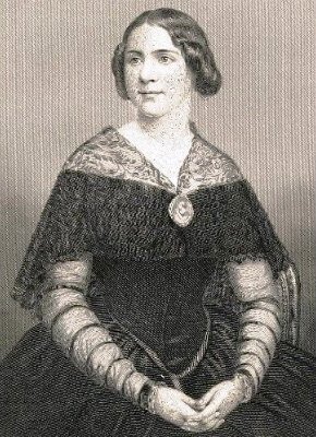 Portrait of Jenny Lind (1820-1887);  engraving by William Holl, after a daguerreotype of 1848 by Killburn, London.