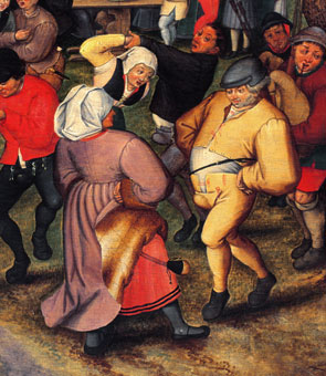 Pieter Breughel the Younger (c.15641637), the Flemish painter known for his pictures of peasant life as well as devils and robbers.