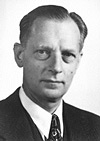Carl Ferdinand Cori (1896-1984) and Gerty Theresa Cori (1896-1957), husband and wife, were born in Prague.  They studied medicine at Prague University and emigrated in 1922 to the United States.  In New York and St. Louis they conducted research  into glucose–glycogen metabolism and the enzymes of animal tissue, and they shared the Nobel Prize in Medicine 1947.