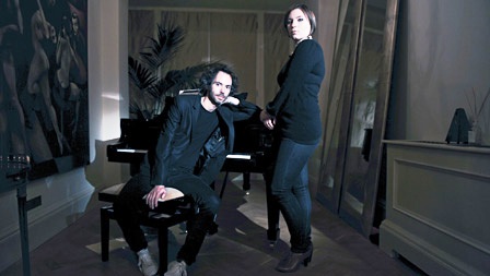 James Rhodes and Natalya Romaniw (photo  BBC Four).  Performing in the BBC4 documentary "Chopin - The Women Behind The Music".