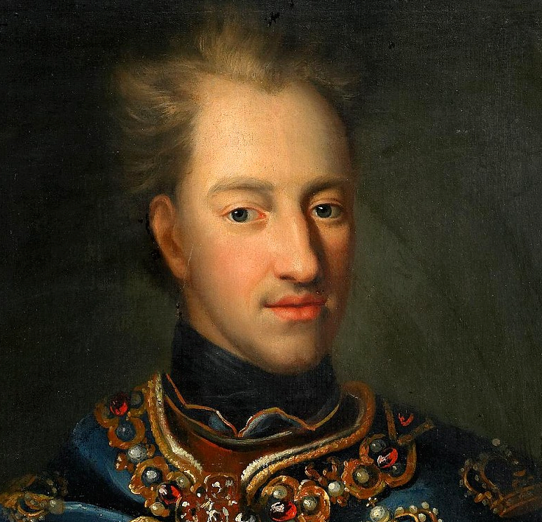 Charles XII of Sweden (1682-1718):  the mystery of his death now resolved by Icons of Europe. Unknown artist.
