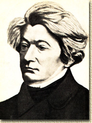 Adam Mickiewicz (1798-1855), the national poet of Poland, born near Novogrodek, Lithuania.  His masterpiece:  the epic Pan Tadeusz (1834, Thaddeus).