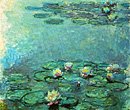 "Nympheas", oil on canvas by Claude Monet (1840-1926).   Christie's Images Inc. 2001.