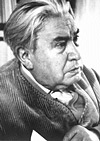 Jaroslav Seifert (1901-1986) was born in Prague.  His first poetry collection was "Msto v slzck" (1921, City of Tears).  Later works include "Zhasnte svtla" (1938, Put Out The Lights), and the appearance of the post-war volume "Prlba hlny" (1945, A Helmet of Earth) established him as the national poet.  Seifert was awarded the Nobel Prize in Literature 1984.