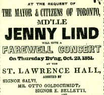 A detail of the original programme of 23 October 1851.